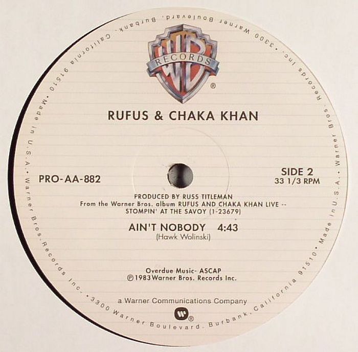 George BENSON - Give Me The Night / RUFUS & CHAKA KHAN - Ain't Nobody