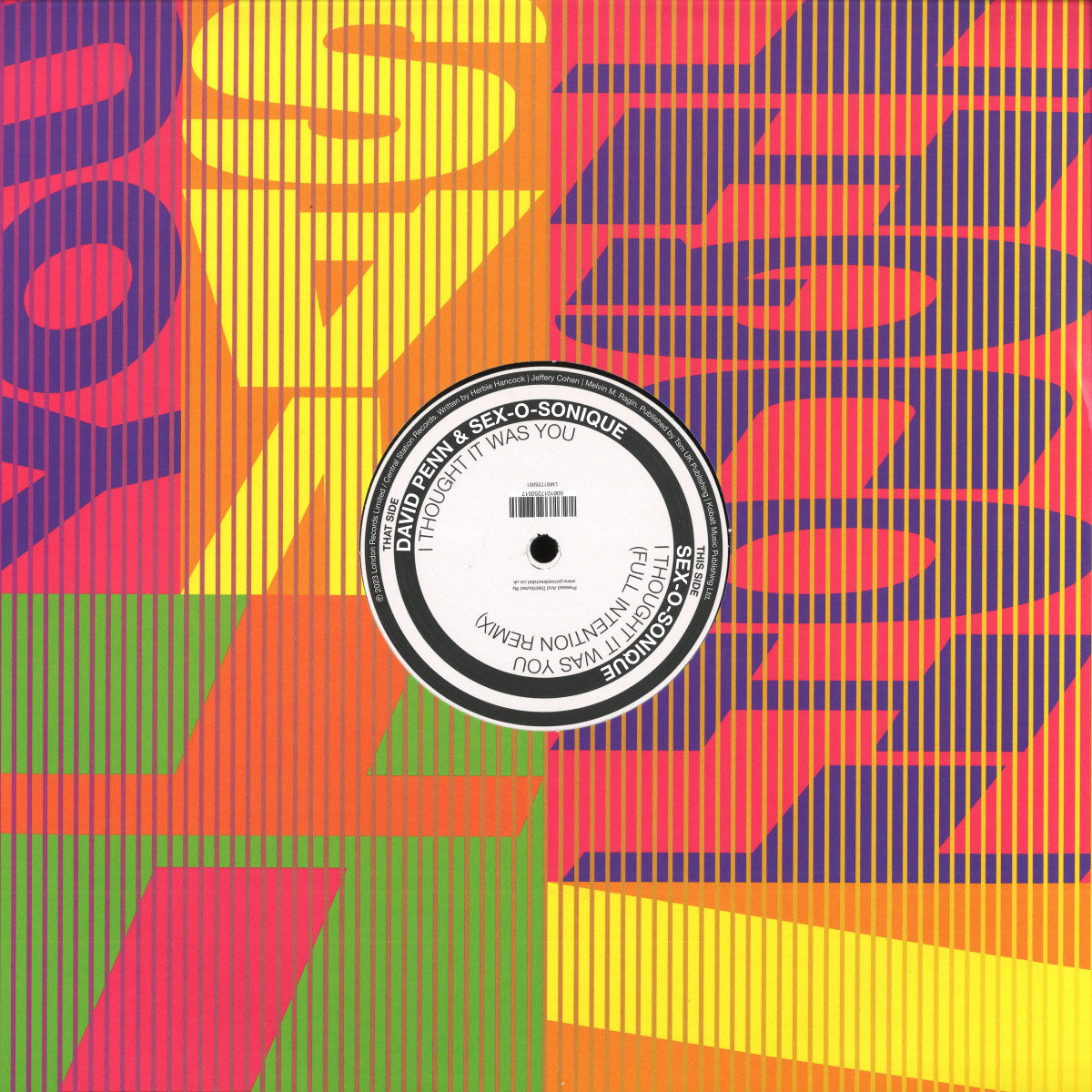 David Penn & Sex-O-Sonique - I Thought It Was You