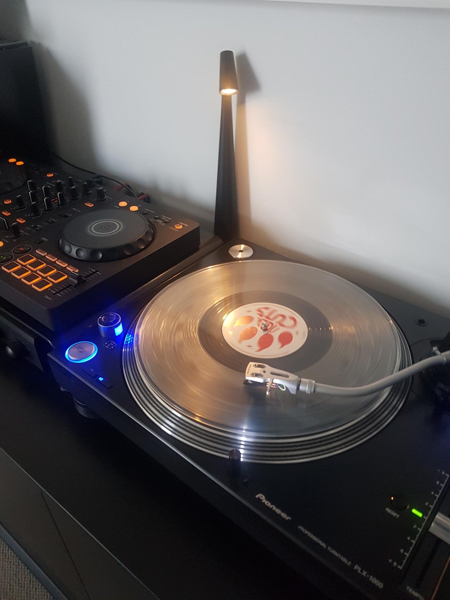 DJ Turntable Deck LED Light - Black