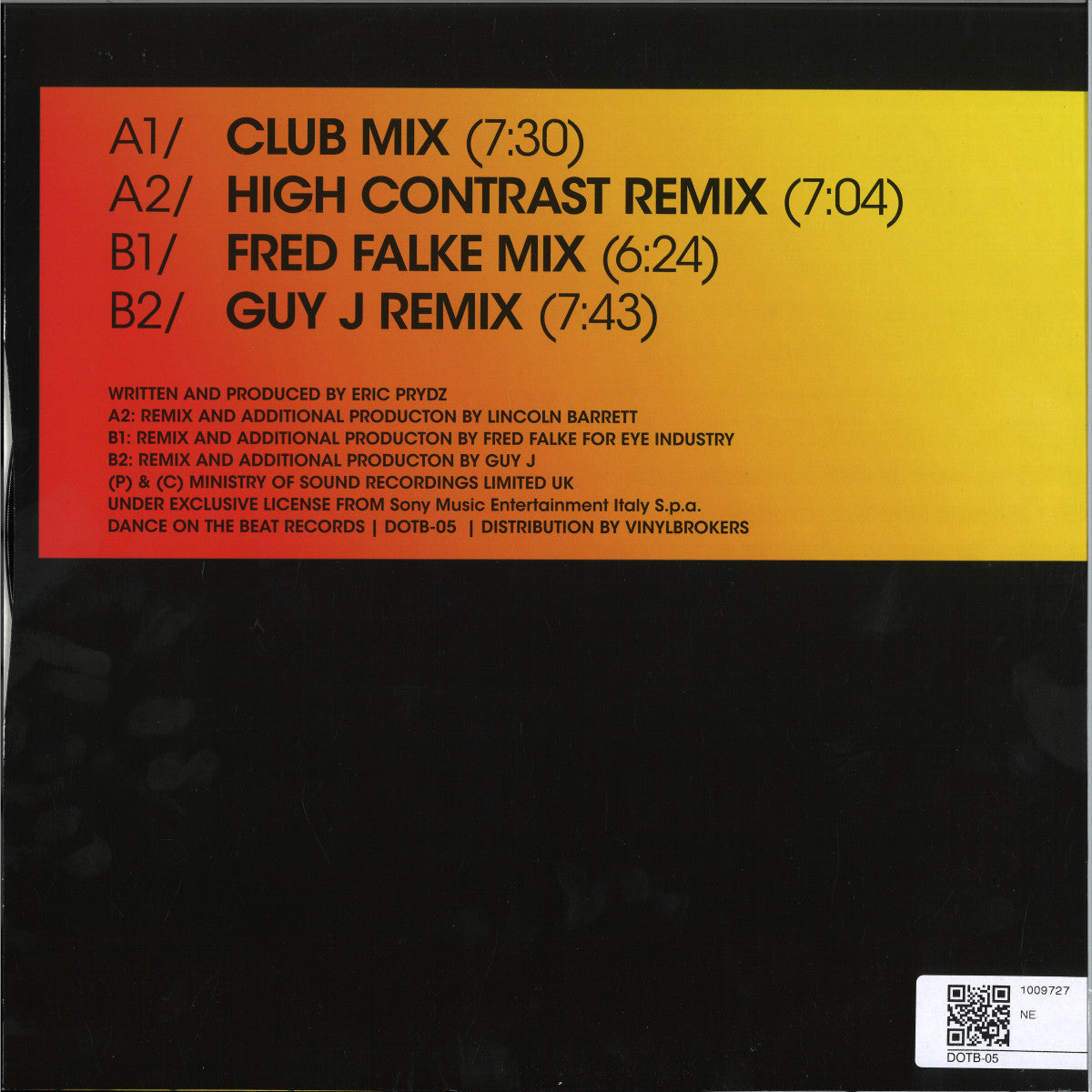 Eric Prydz - Pjanoo - New Stock Arriving Soon !!!