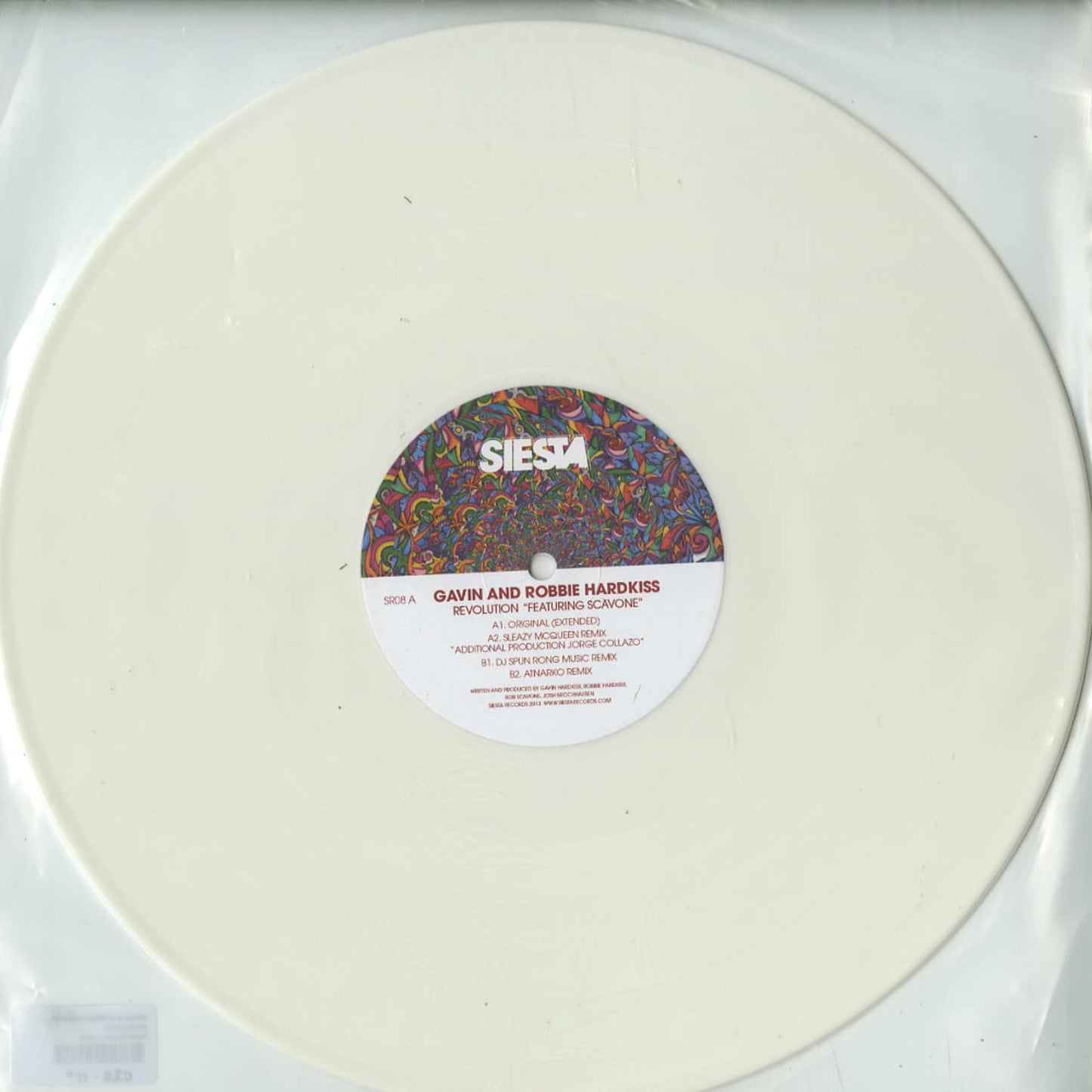Gavin & Robbie Hardkiss - REVOLUTION (WHITE COLOURED VINYL)