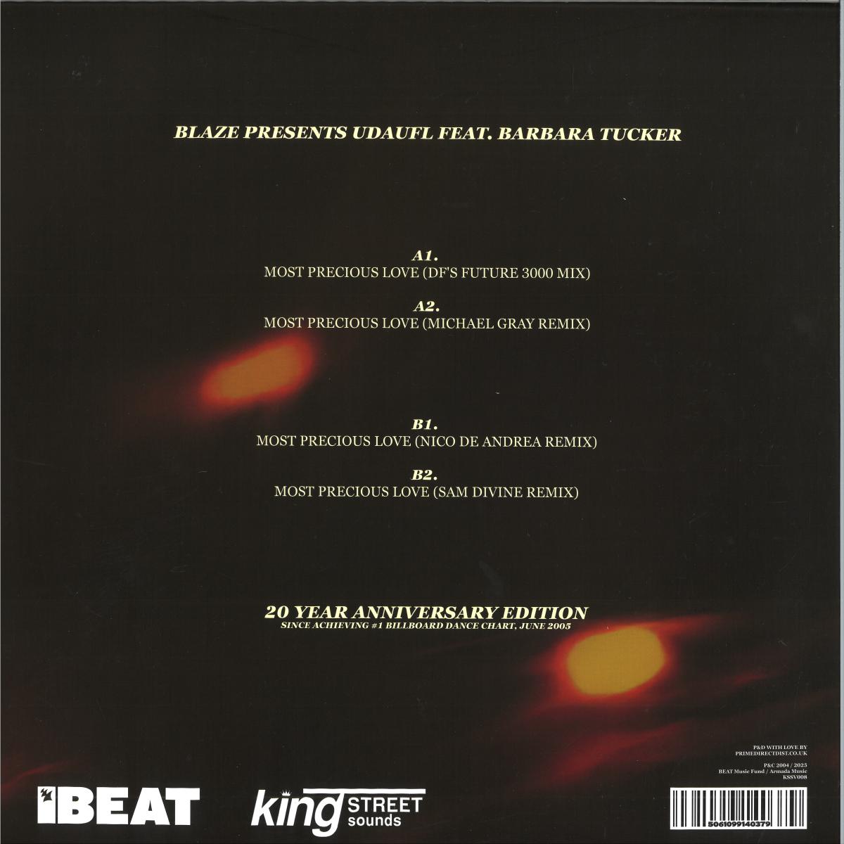 Blaze presents UDAUFL feat. Barbara Tucker Most Precious Love (20th Anniversary Special Edition)