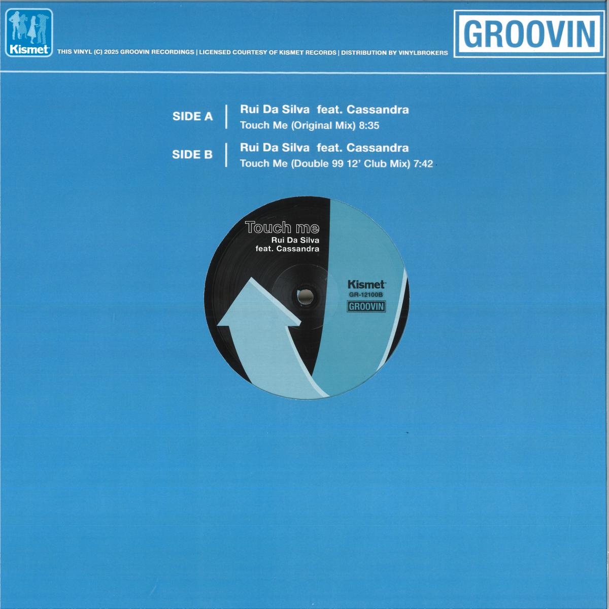 Rui Da Silva feat. Cassandra - Touch Me - Limited Light Blue Marbled Vinyl