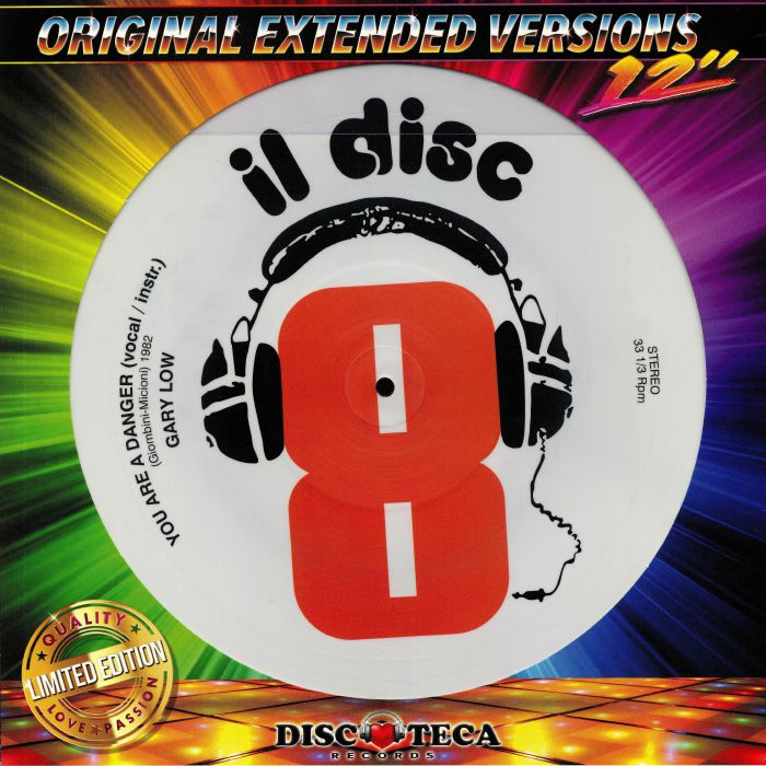 My Mine / Gary Low - Hypnotic Tango / You Are A Danger - Limited Picture Disc 12" in die-cut sleeve