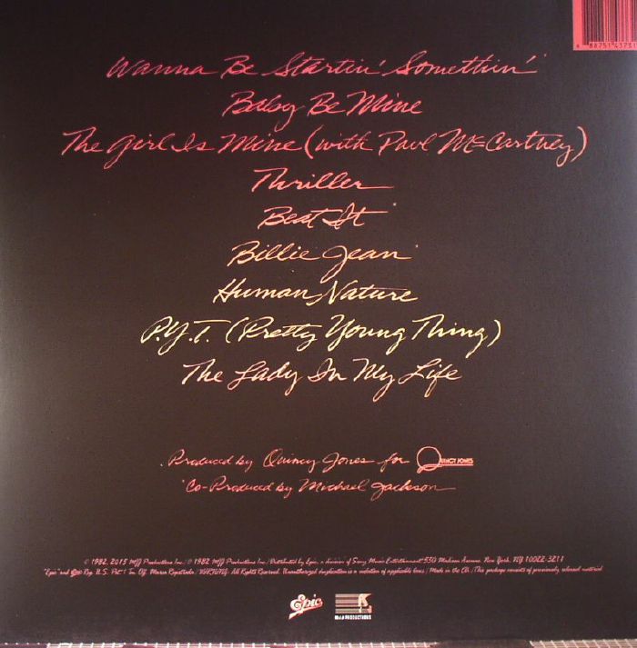 Michael JACKSON - Thriller - Gatefold Heavyweight Vinyl LP