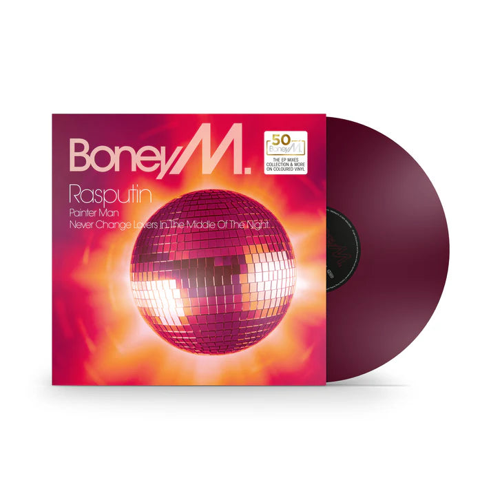 BONEY M - Rasputin 50th Anniversary EP - Translucent Purple Vinyl Edition