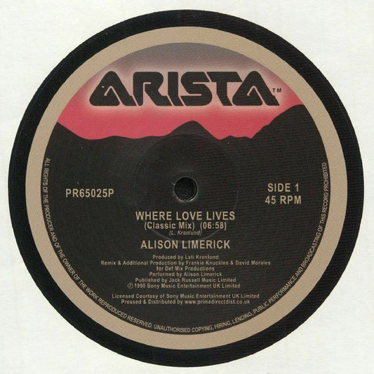 Alison LIMERICK - Where Love Lives (30th Anniversary Edition)