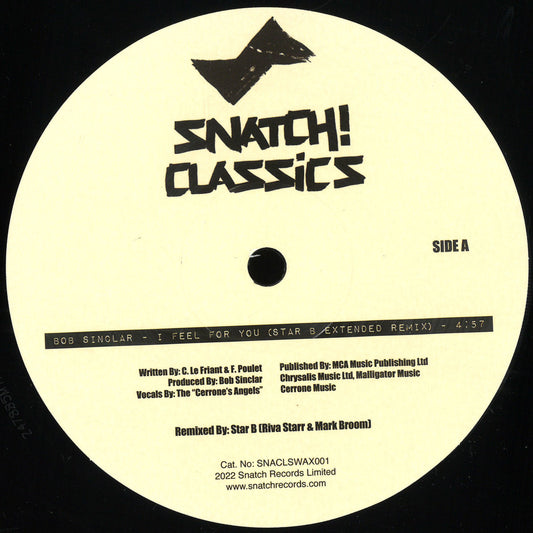 Bob Sinclar / Groove Armada -  I Feel For You / Superstylin'