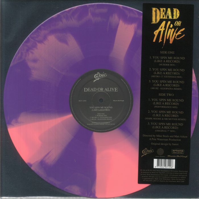 DEAD OR ALIVE You Spin Me Round (Like A Record) Limited Purple & Pink Vinyl