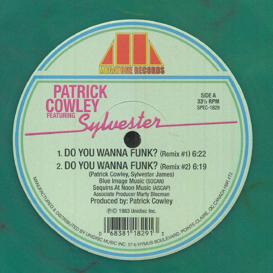 Patrick COWLEY / SYLVESTER  - Do You Wanna Funk? - 180 Gram Pink Marbled Vinyl 12"