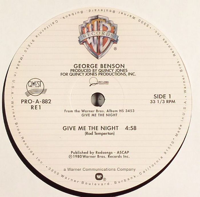 George BENSON - Give Me The Night /  RUFUS & CHAKA KHAN - Ain't Nobody