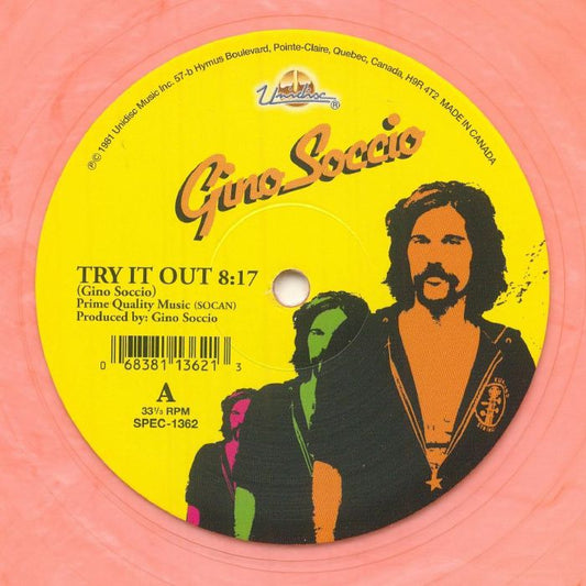 Gino SOCCIO  - Try It Out - Fluorescent Orange Swirl Vinyl 12"