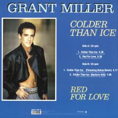 GRANT MILLER  - COLDER THAN ICE - Coloured Splatter Vinyl