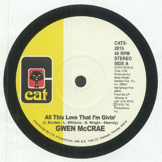 Gwen McCrae - All This Love That I'm Givin 7" Limited Release
