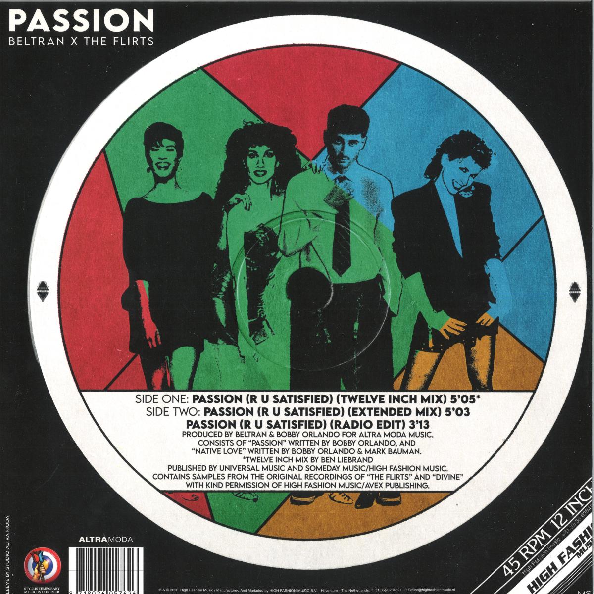 BELTRAN X THE FLIRTS  - PASSION (R U SATISFIED)