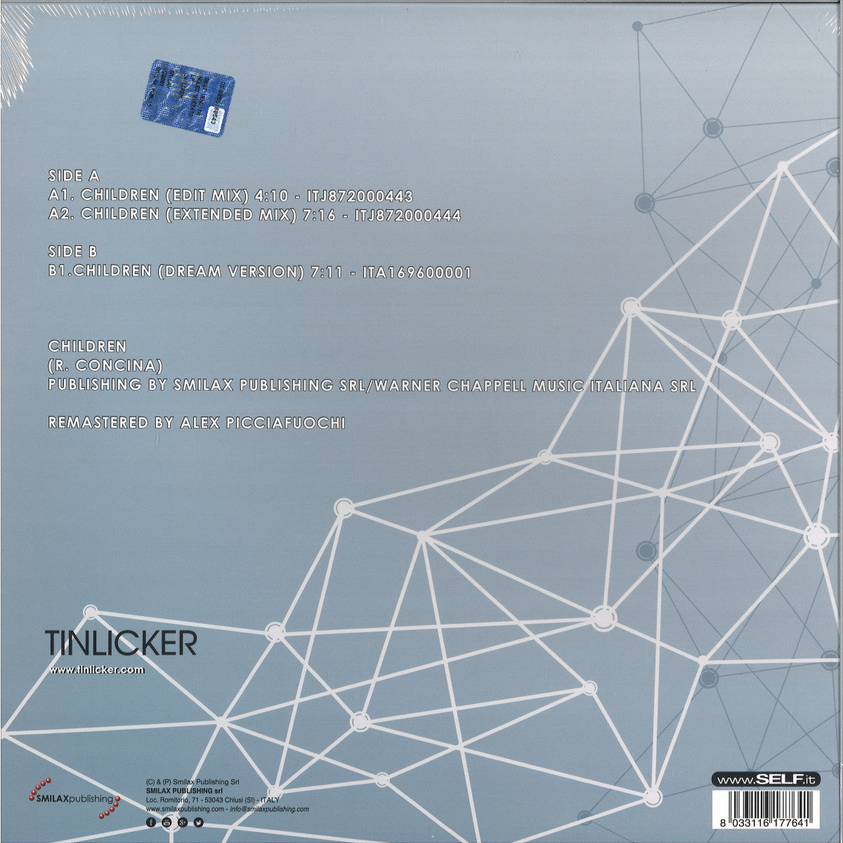 TINLICKER X ROBERT MILES - Children EP