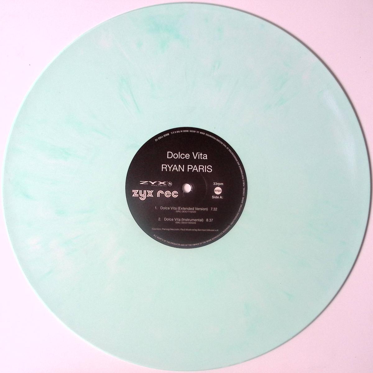 Ryan Paris - Dolce Vita - Limited Mint Green Vinyl
