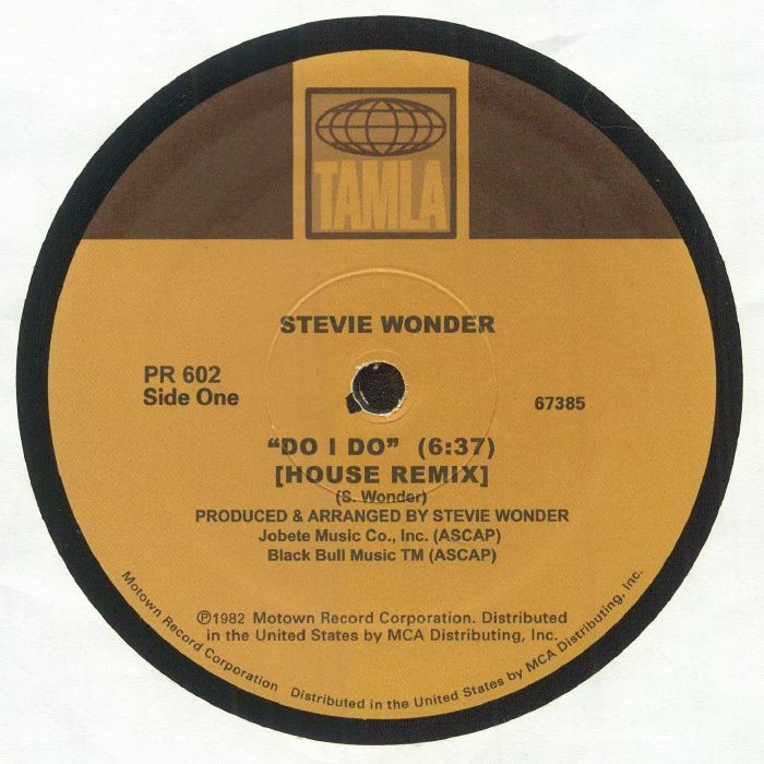 Stevie WONDER  - Do I Do - 12" House Mix