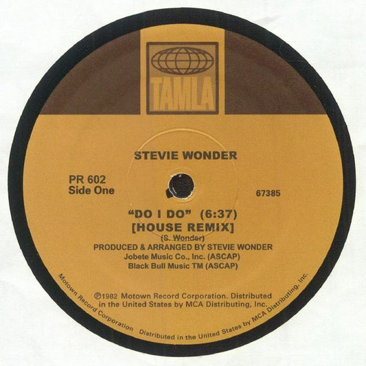 Stevie WONDER  - Do I Do - 12" House Mix