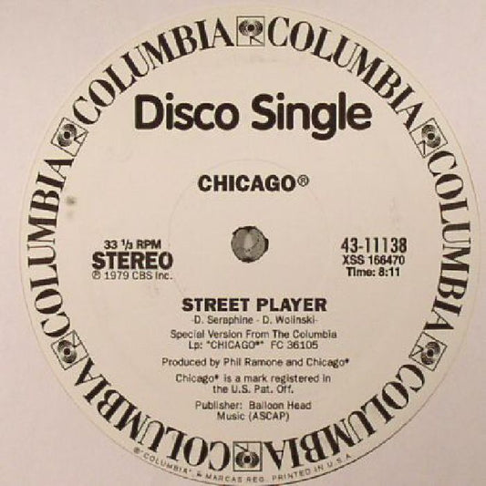 CHICAGO - Street Player / BOZ SCAGGS - Lowdown