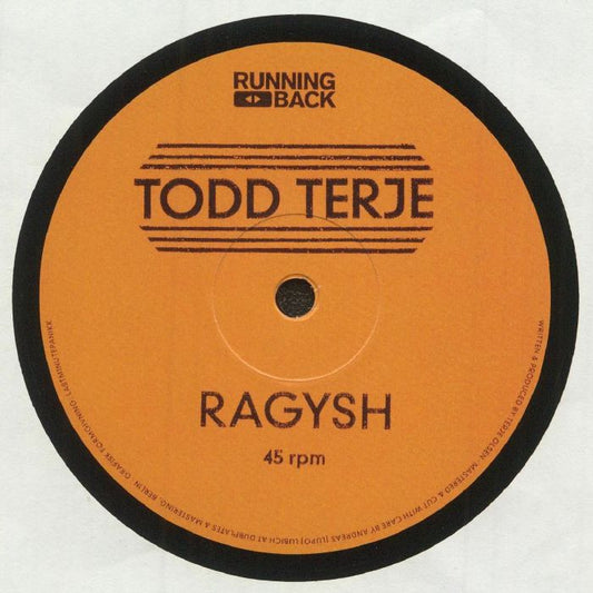 Todd Terje - Ragysh - BACK IN STOCK !!!!