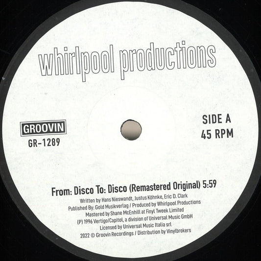 Whirlpool Productions  - From: Disco To: Disco EP