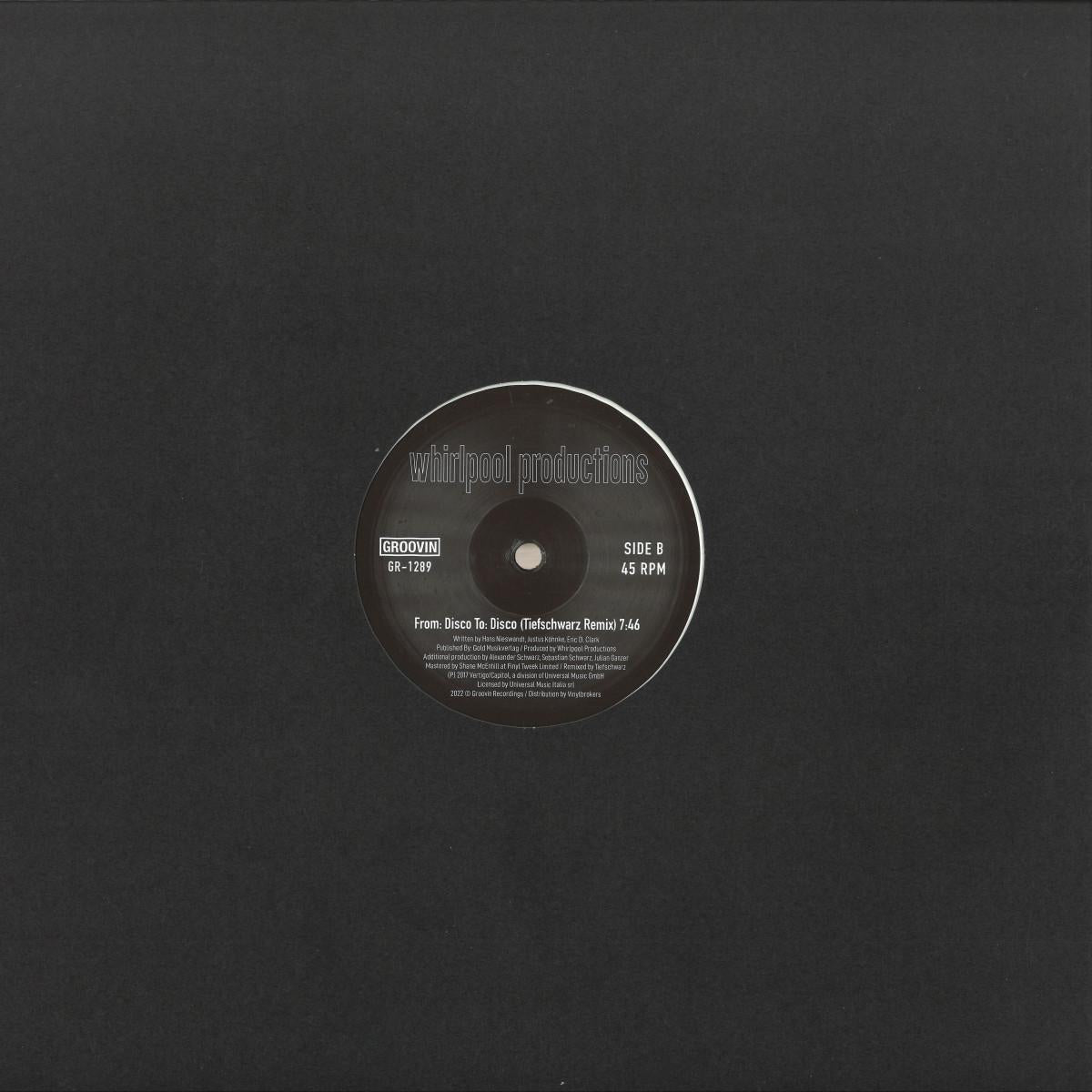 Whirlpool Productions  - From: Disco To: Disco EP