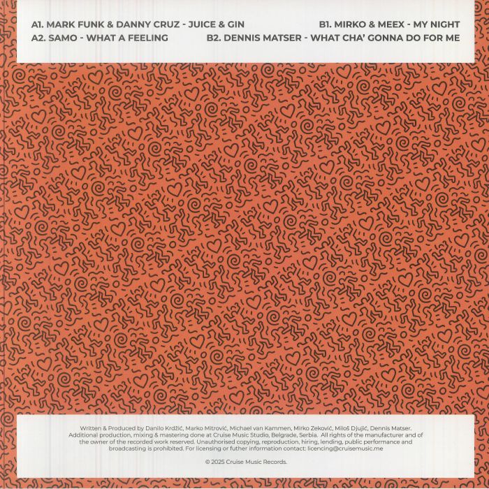 MARK FUNK / DANNY CRUZ / SAMO / MIRKO & MEEX / DENNIS MATSER  - Cruise Music Vinyl Jams Vol XIII