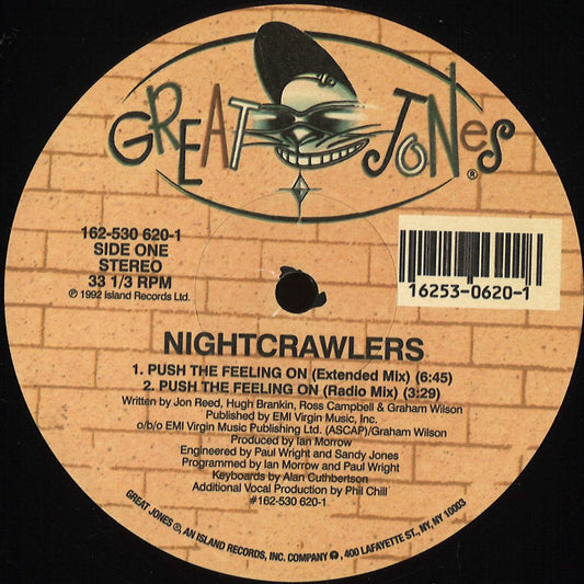 Nightcrawlers - Push The Feeling On - BACK IN STOCK !!!!